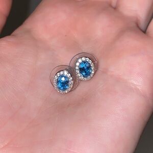 Swarovski Christie Oval Pierced Earrings